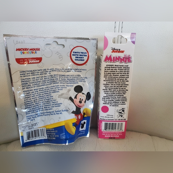 Disney Mickey Mouse Color Twist Bath Bomb & Minnie Mouse Water Coloring Tablets - Picture 6 of 6